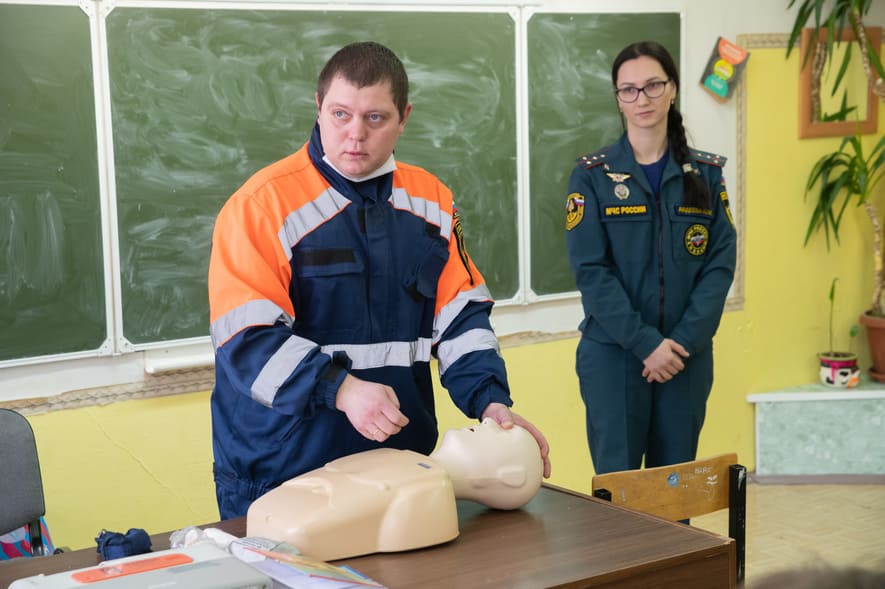 Гражданская оборона в школе